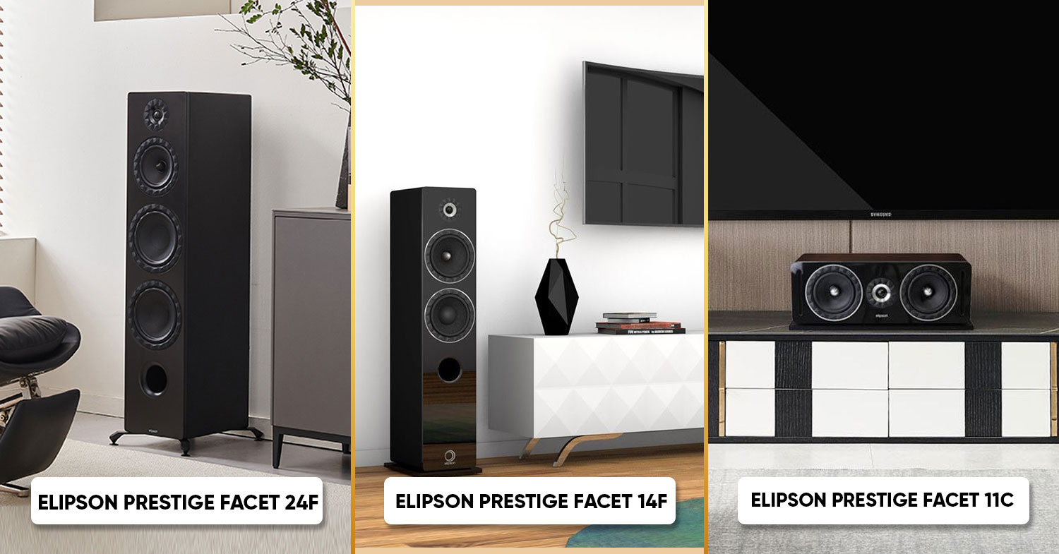 D&ograve;ng loa xem phim - nghe nhạc HiFi cao cấp Elipson Prestige Facet II series ch&iacute;nh h&atilde;ng, gi&aacute; tốt