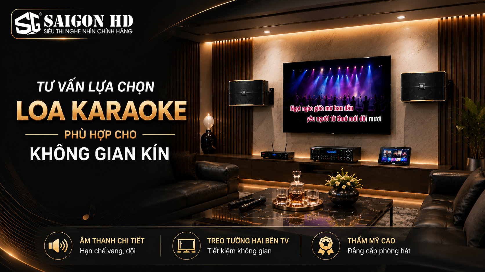 Tư vấn lựa chọn loa Karaoke ch&iacute;nh h&atilde;ng ph&ugrave; hợp cho kh&ocirc;ng gian ph&ograve;ng k&iacute;n