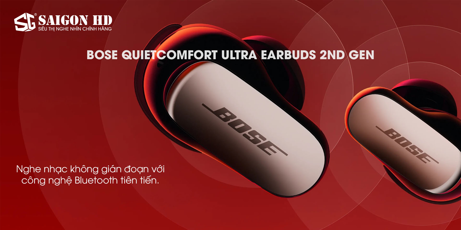 Tai nghe True Wireless chống ồn Bose QuietComfort Ultra Earbuds 2nd Gen ch&iacute;nh h&atilde;ng gi&aacute; rẻ nhất