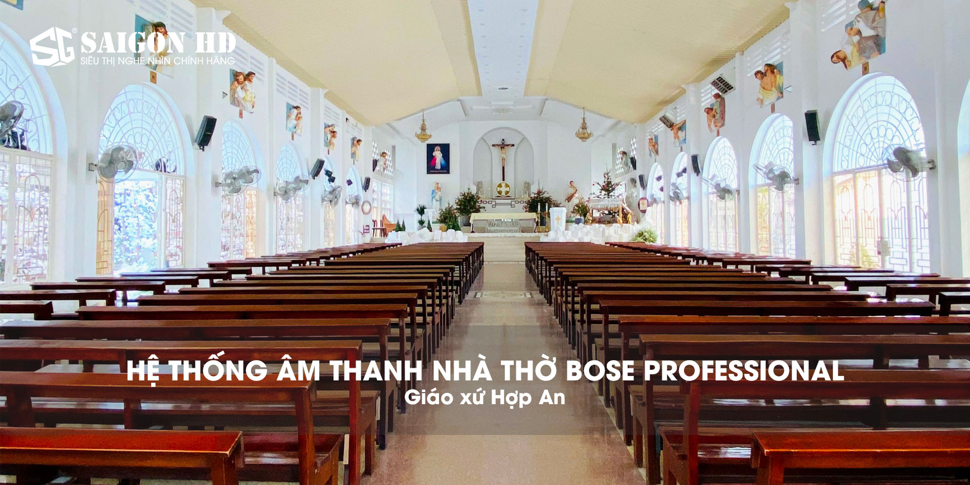 Hệ thống &acirc;m thanh chuy&ecirc;n nghiệp nh&agrave; thờ với loa Bose 402 IV ch&iacute;nh h&atilde;ng gi&aacute; rẻ nhất