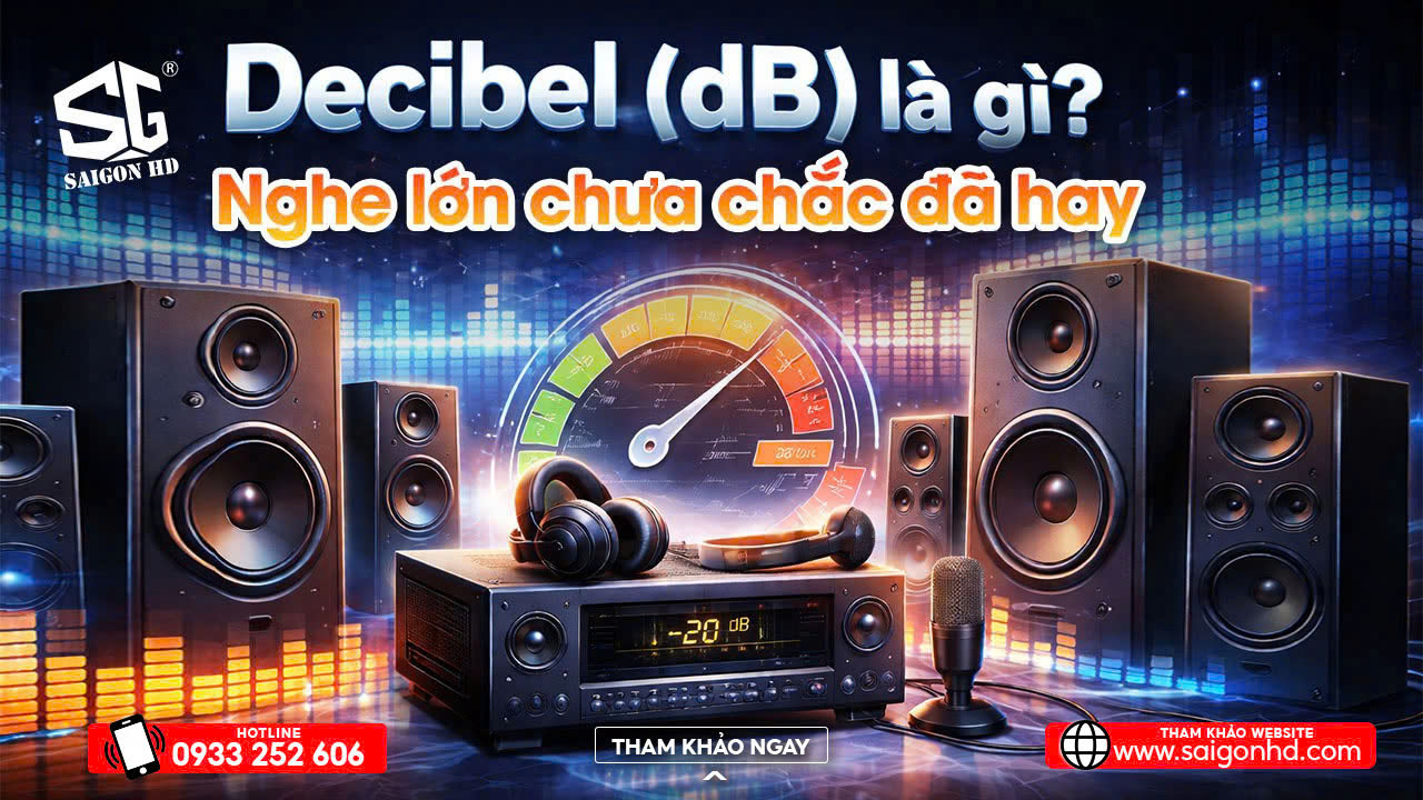 Decibel (dB) l&agrave; g&igrave;? Nghe lớn chưa chắc đ&atilde; hay