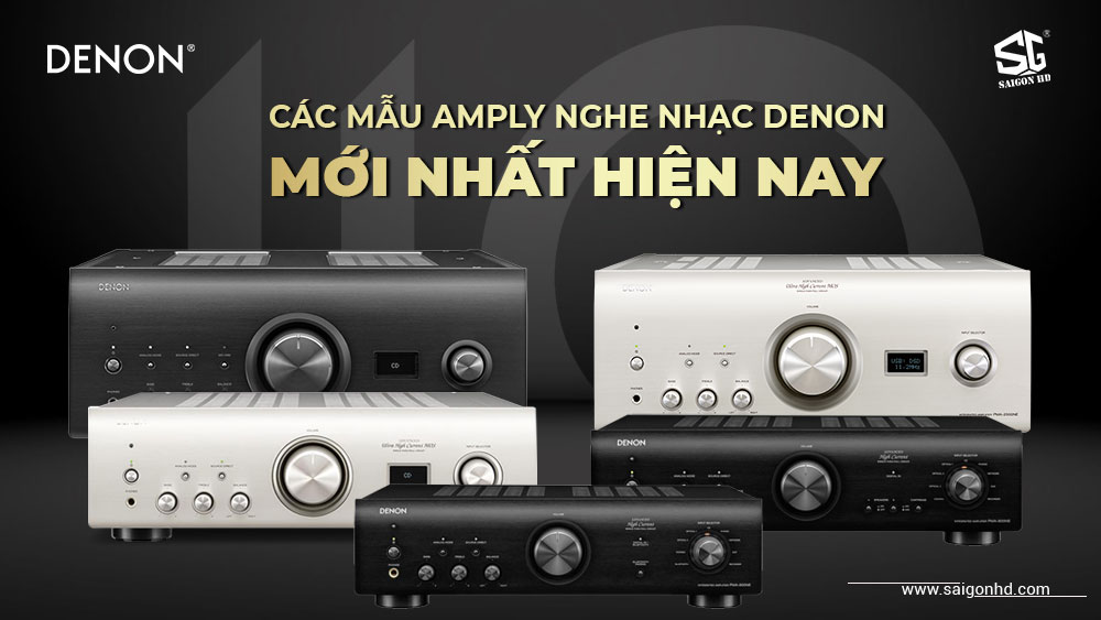 Amply nghe nhạc Denon mới nhất