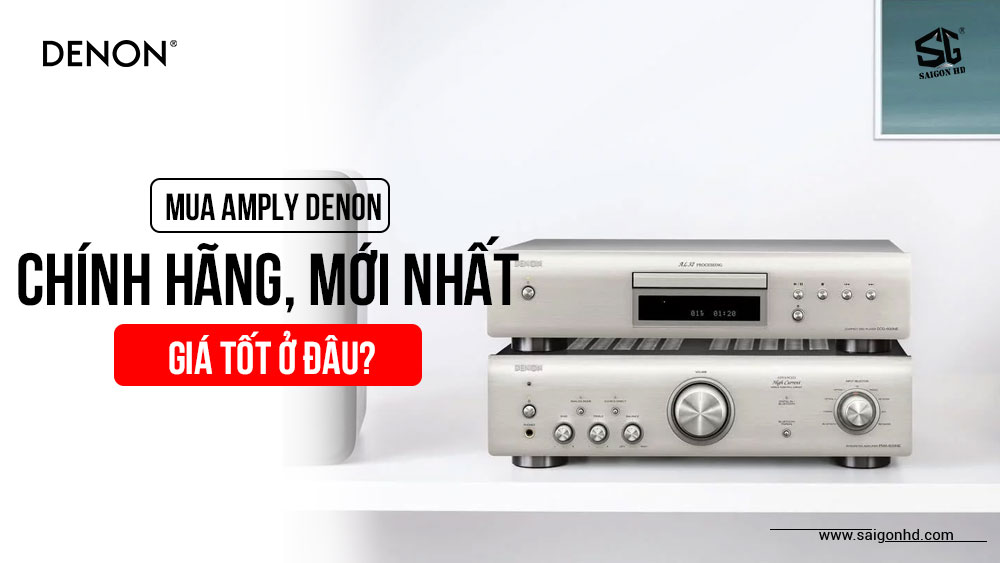 Amply nghe nhạc Denon mới nhất