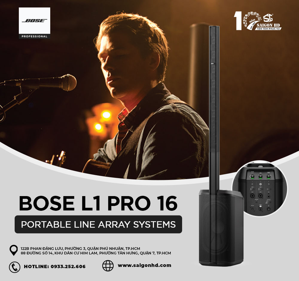 BOSE L1 PRO SERIES - Hệ thống loa biểu diễn di động cao cấp mới nhất của Bose