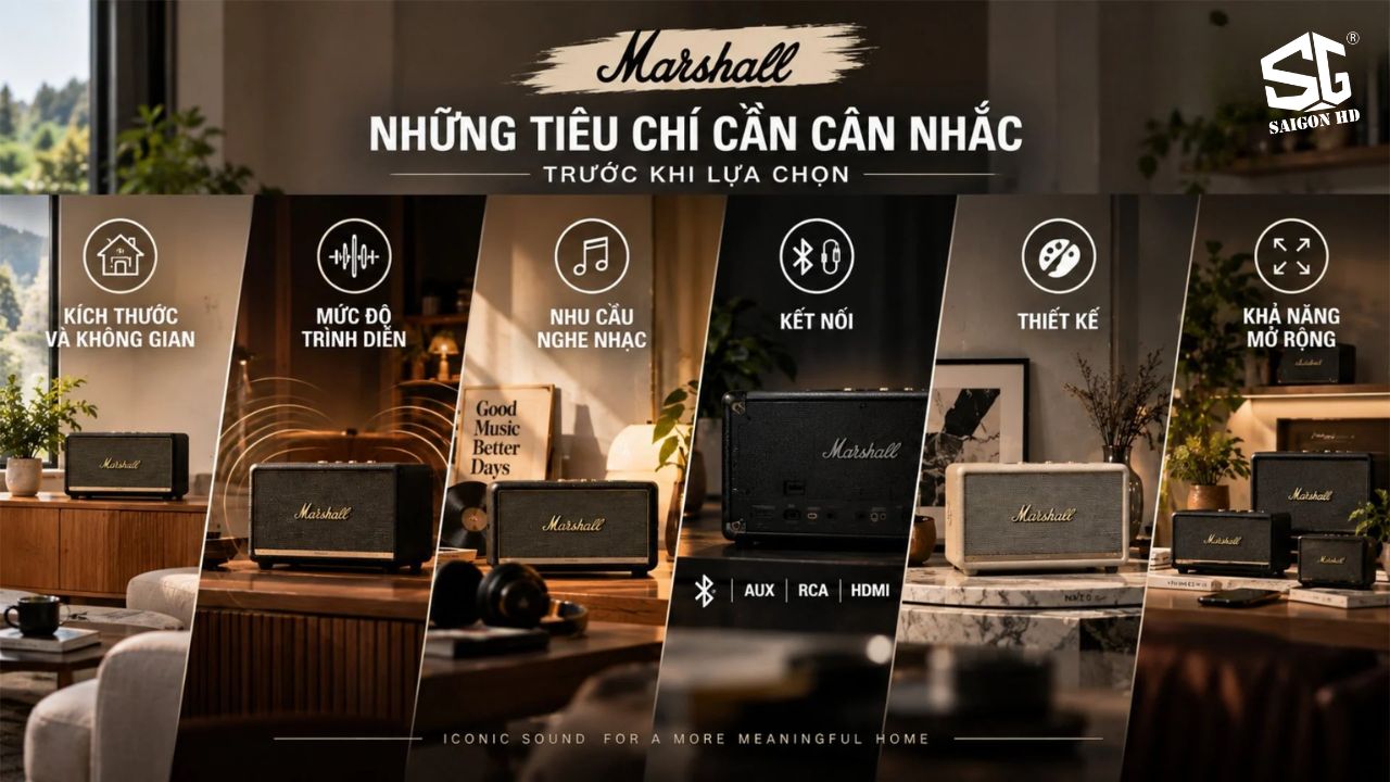Marshall Home Line &ndash; D&ograve;ng loa Bluetooth để b&agrave;n cho kh&ocirc;ng gian gia đ&igrave;nh