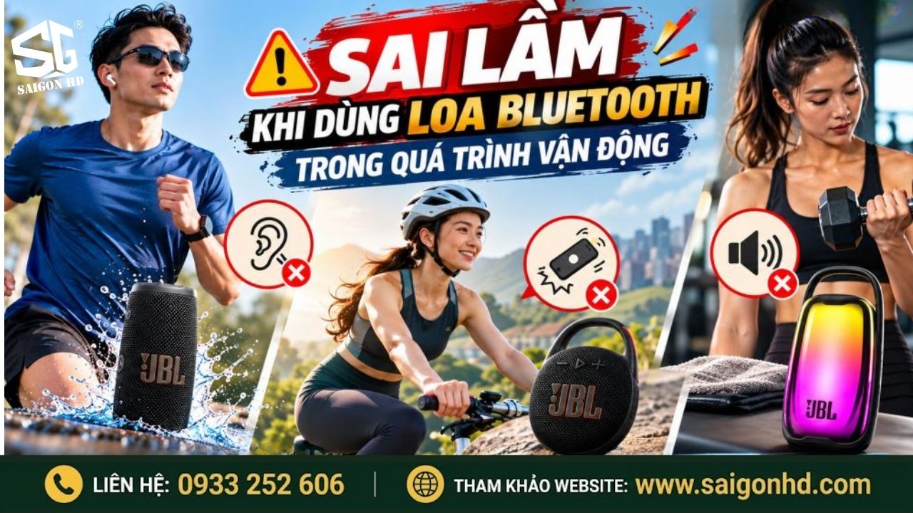 Chọn loa Bluetooth cho chạy bộ, đạp xe v&agrave; gym cần lưu &yacute; g&igrave;?