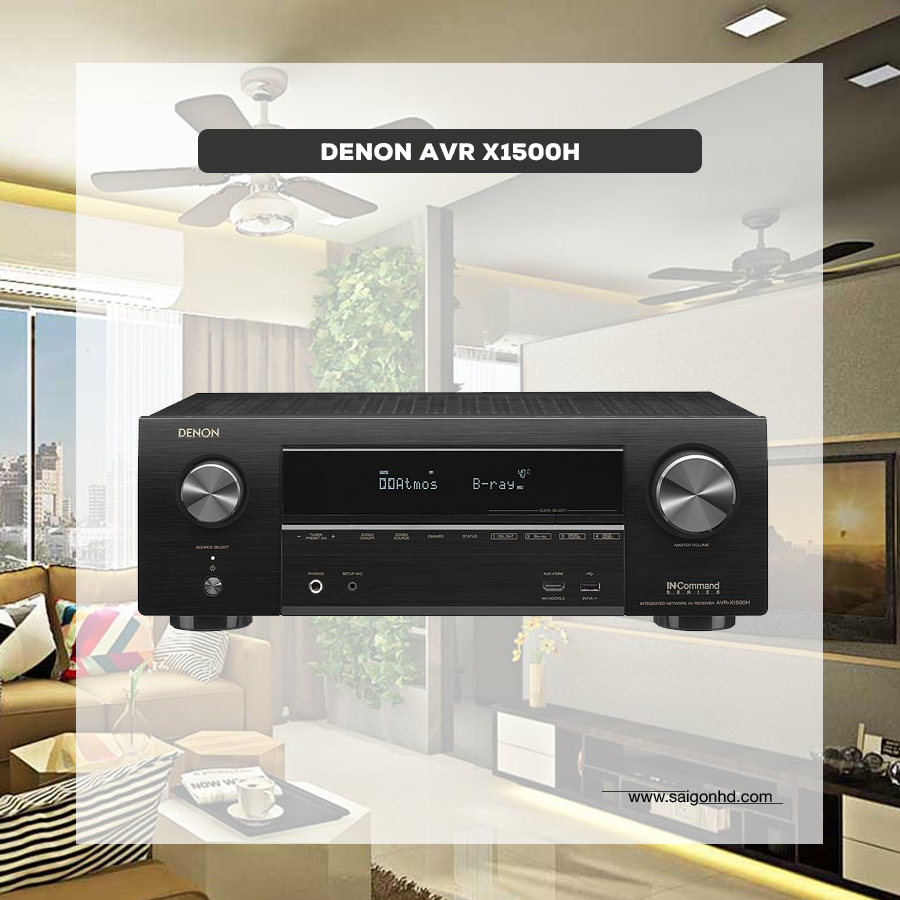 Denon AVR-X1500H Quadral Argentum 4000