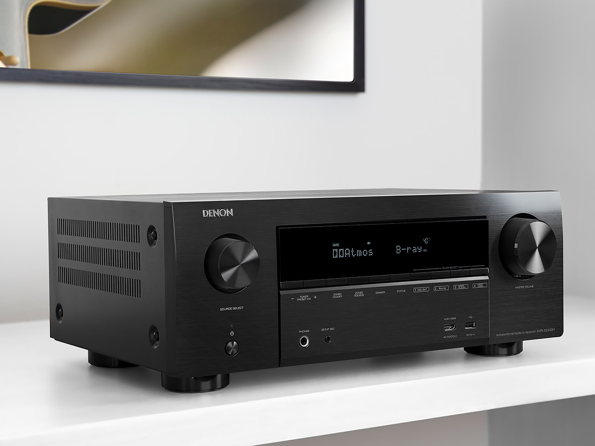 Denon AVR-X2500H Bose AM 10 V