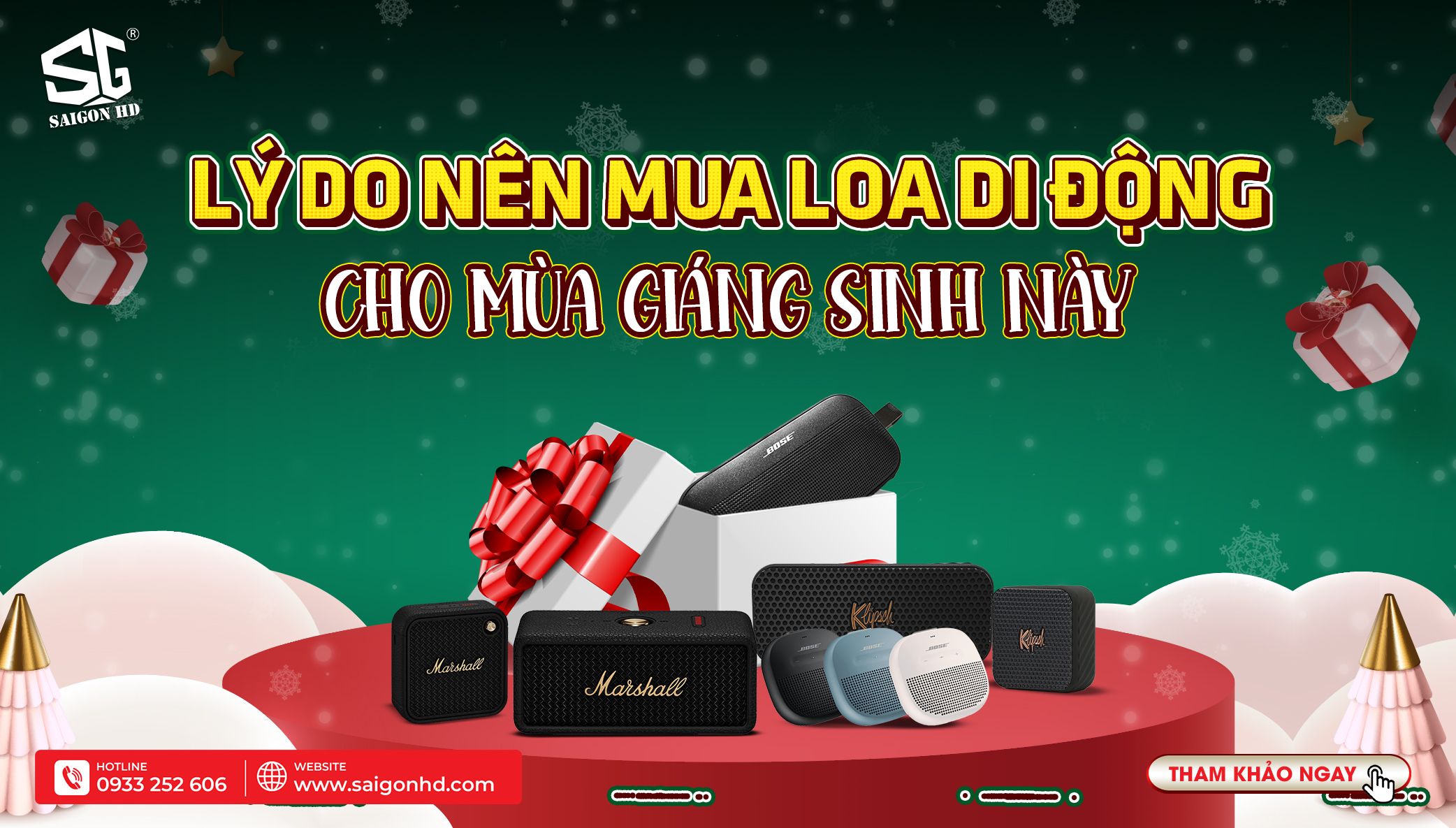 Lý do nên mua loa di động cho mùa giáng sinh này