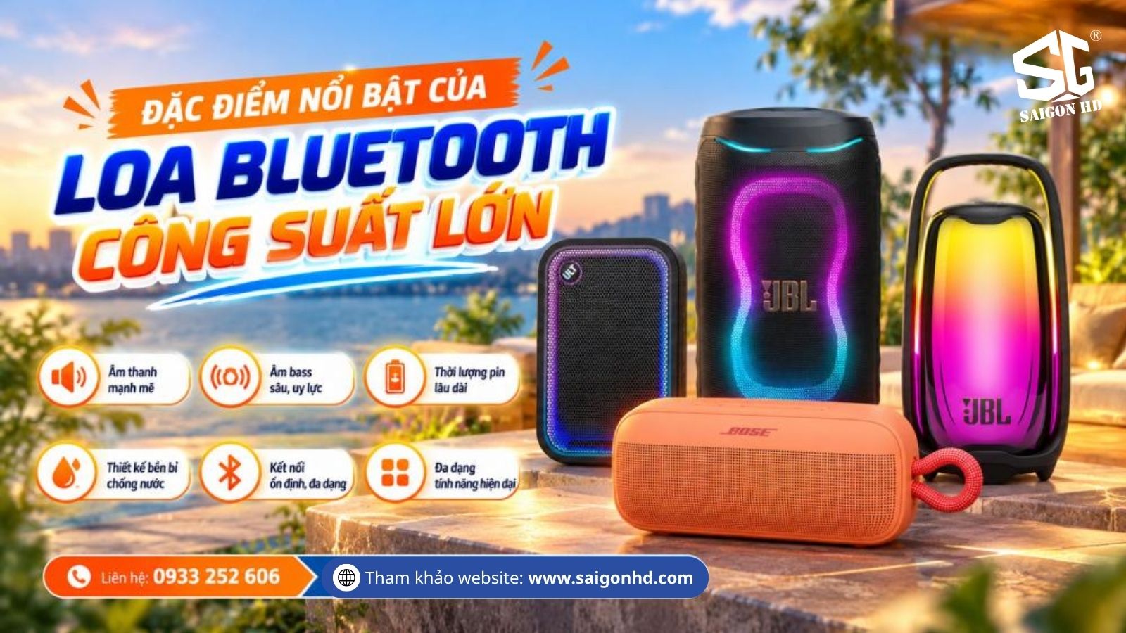 Loa Bluetooth c&ocirc;ng suất lớn l&agrave; g&igrave;? Ph&acirc;n biệt loa Party v&agrave; c&aacute;ch chọn mua