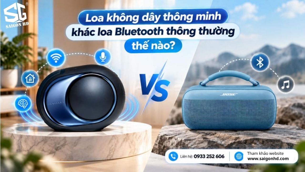 Loa Bluetooth th&ocirc;ng minh hay loa Bluetooth thường? Đ&acirc;u l&agrave; lựa chọn ph&ugrave; hợp?