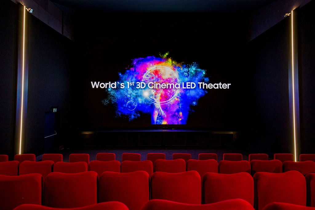 Man hinh 3D Cinema LED 4K HDR cua Samsung su dung dau tien tai Thuy Si