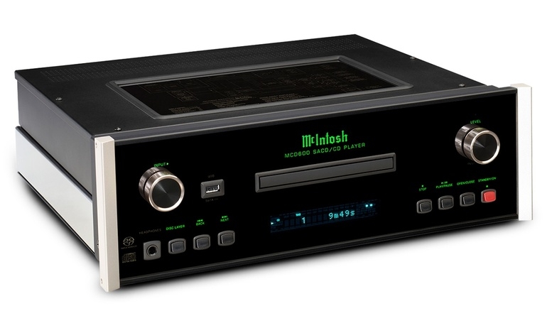 McIntosh giới thiệu bộ đôi đầu phát MCD600 SACD/CD player và MS500 streamer