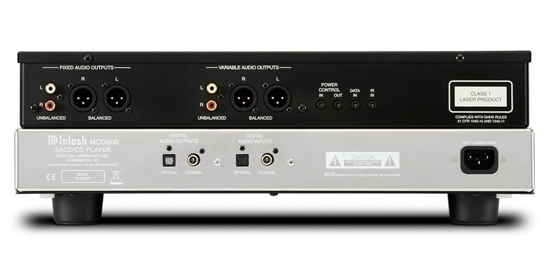 McIntosh giới thiệu bộ đôi đầu phát MCD600 SACD/CD player và MS500 streamer