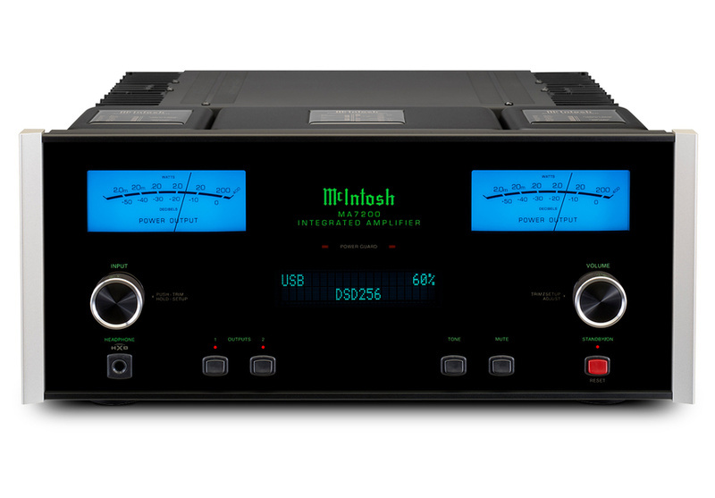 McIntosh ra mắt ampli tích hợp MA7200 và receiver MAC7200