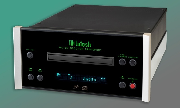 McIntosh trình làng Transport CD/SACD MCT80