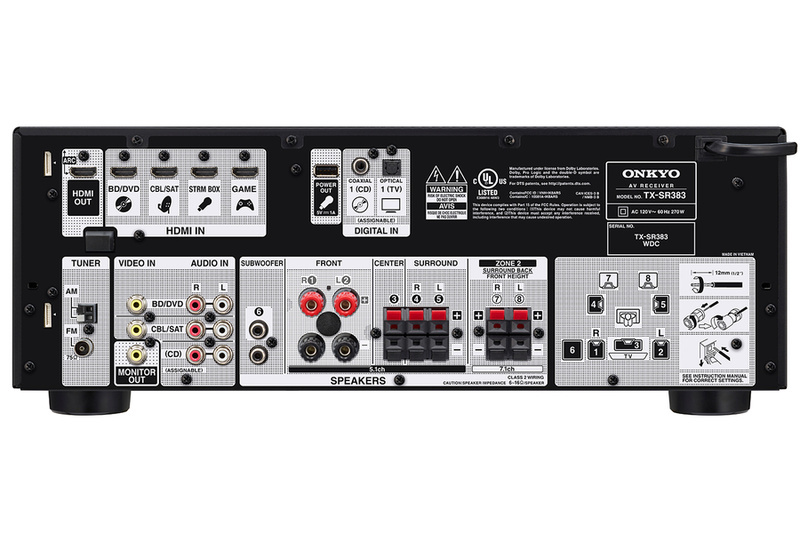 Onkyo công bố chiếc AV receiver nhập môn TX-SR383: Giá rẻ và có nhiều trang bị hấp dẫn