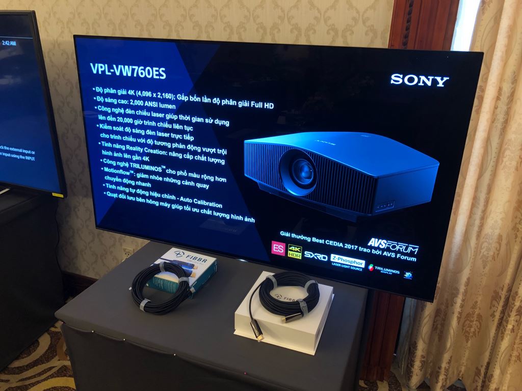 Sony giới thiệu dòng máy chiếu 4K HDR tại Việt Nam giá từ 175 triệu đồng