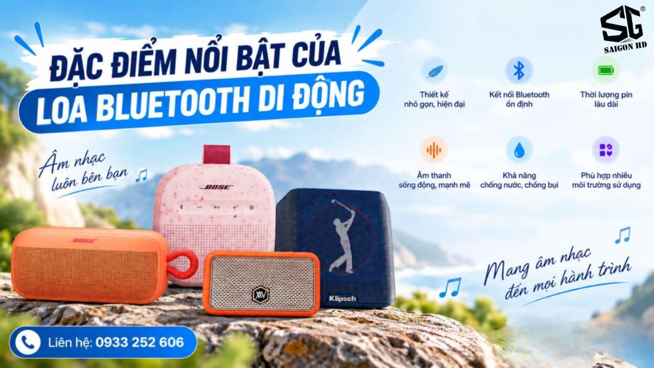 Ti&ecirc;u ch&iacute; chọn loa Bluetooth di động chất lượng, ph&ugrave; hợp nhu cầu