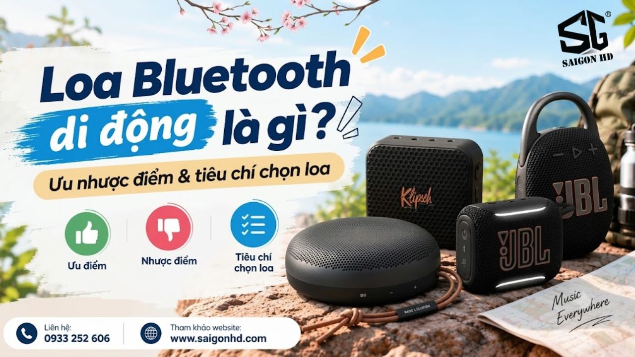 Ti&ecirc;u ch&iacute; chọn loa Bluetooth di động chất lượng, ph&ugrave; hợp nhu cầu