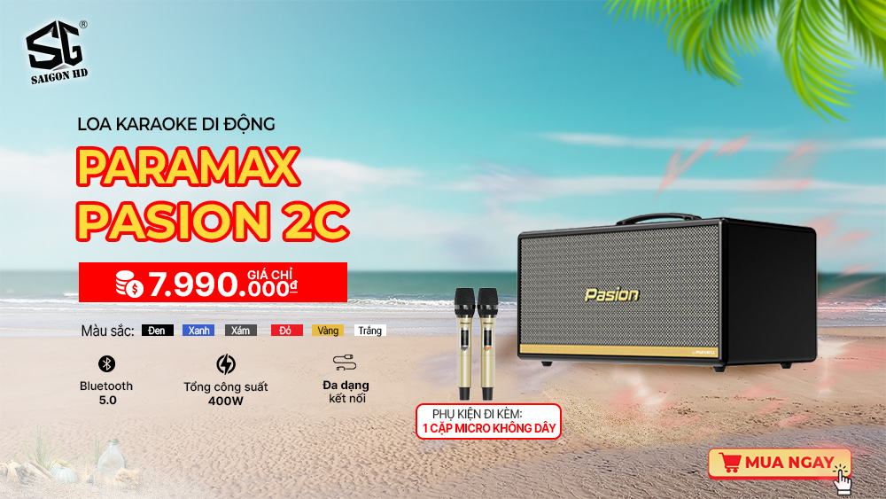 Loa Karaoke di động Paramax Pasion 2C