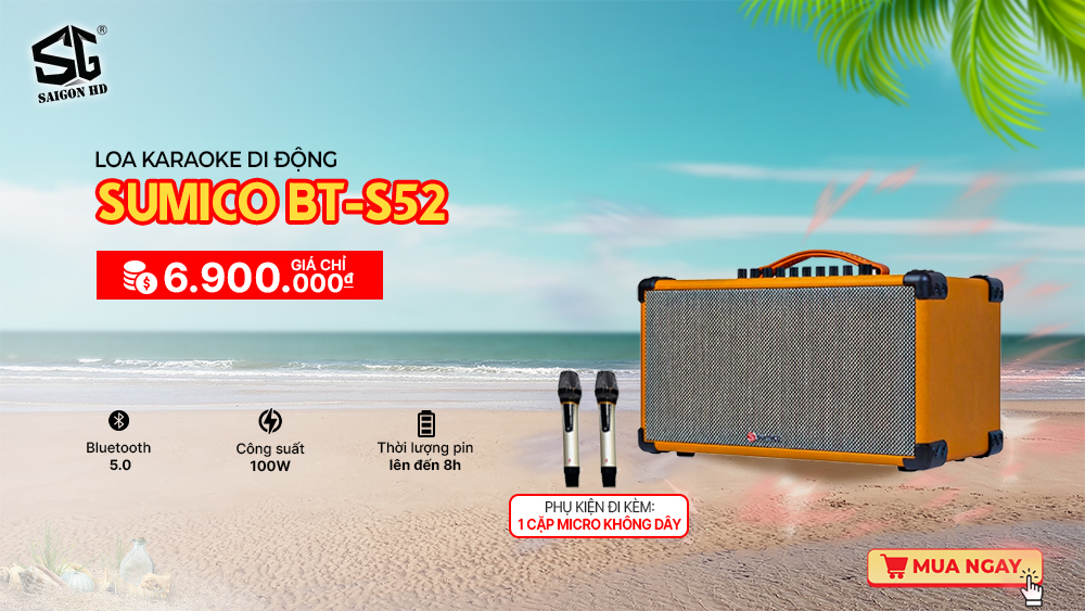Loa Karaoke di động Sumico BT-S52