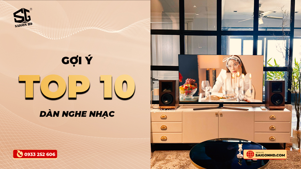 GỢI Ý TOP 10 DÀN NGHE NHẠC DƯỚI 30 TRIỆU CHO CHẤT ÂM CỰC HAY