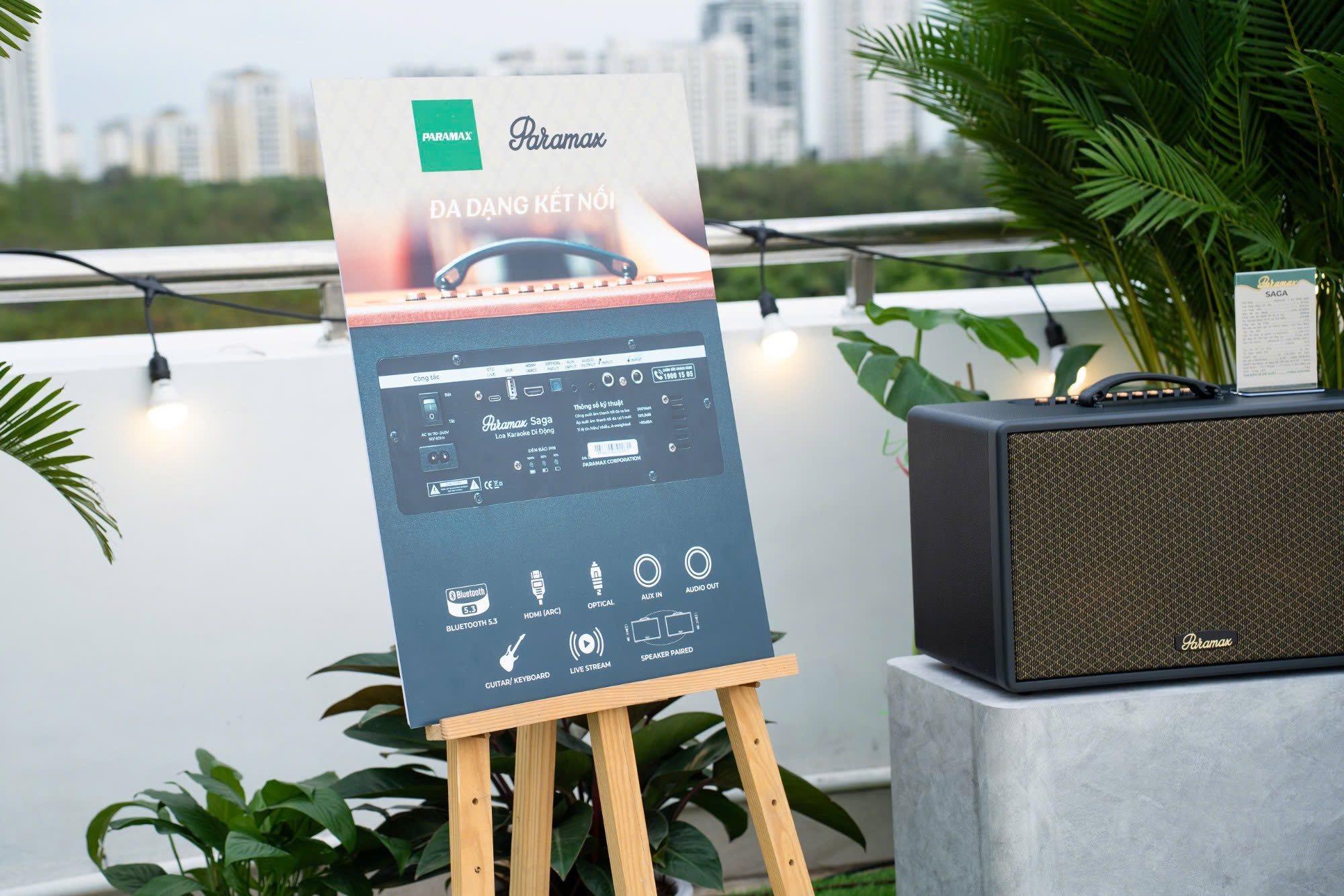 PARAMAX ra mắt dòng loa karaoke di động cao cấp Saga & Saga 8