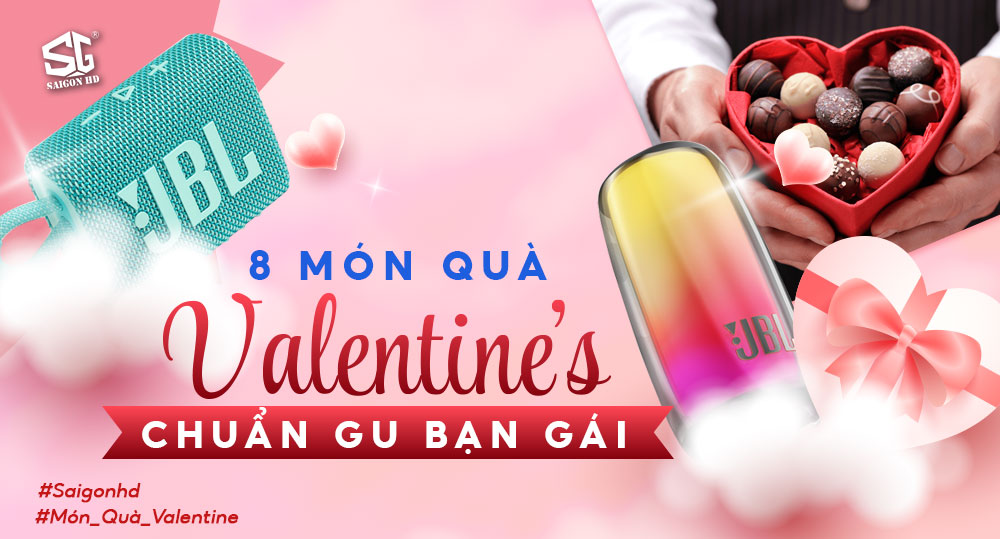 Top 8 món quà gợi ý Valentine chuẩn gu bạn gái