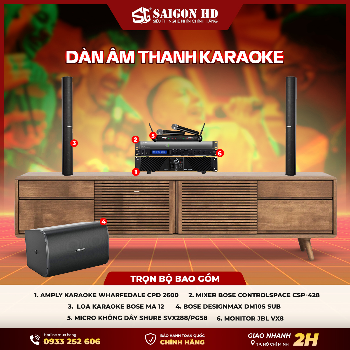 Dàn âm thanh Karaoke chuyên nghiệp Bose Panaray MA 12 chính hãng giá rẻ nhất