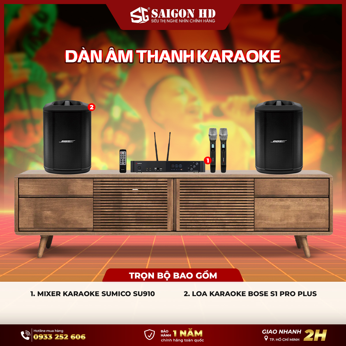 Dàn âm thanh Karaoke gia đình Bose S1 Pro Plus Series chính hãng giá rẻ nhất