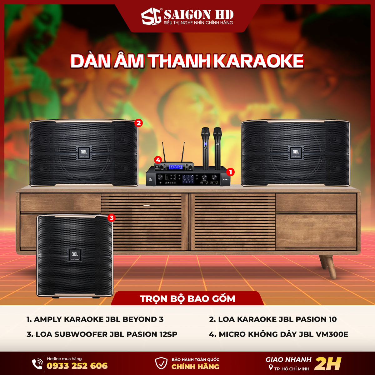 Dàn âm thanh Karaoke gia đình JBL Series chính hãng giá rẻ nhất