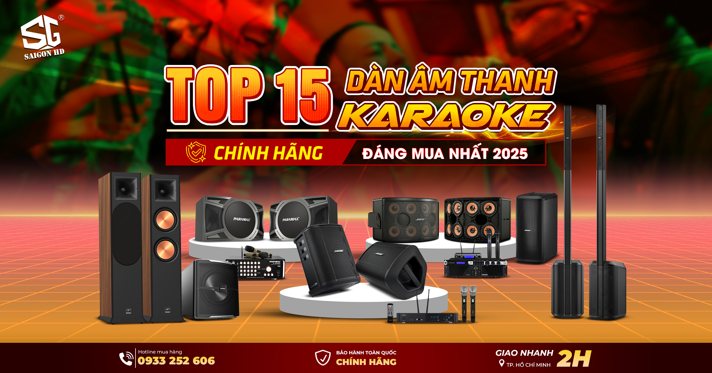 Top 15 dàn âm thanh Karaoke chính hãng Bose, JBL, Paramax ... đáng mua nhất 2025