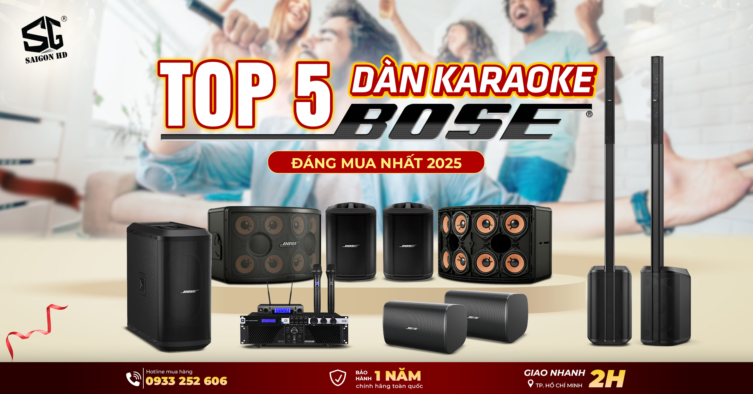 Khám phá Top 5 dàn âm thanh Karaoke Bose chính hãng hay nhất 2025