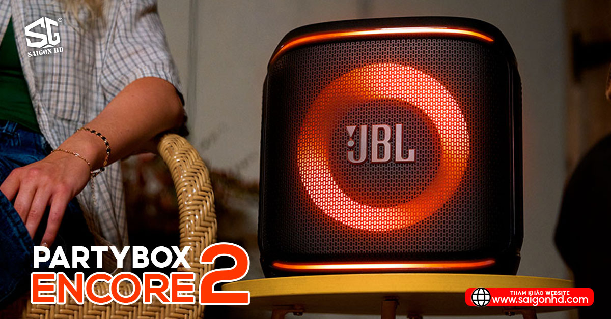 Loa kéo Karaoke Bluetooth di động JBL PartyBox Encore 2 chính hãng giá rẻ nhất
