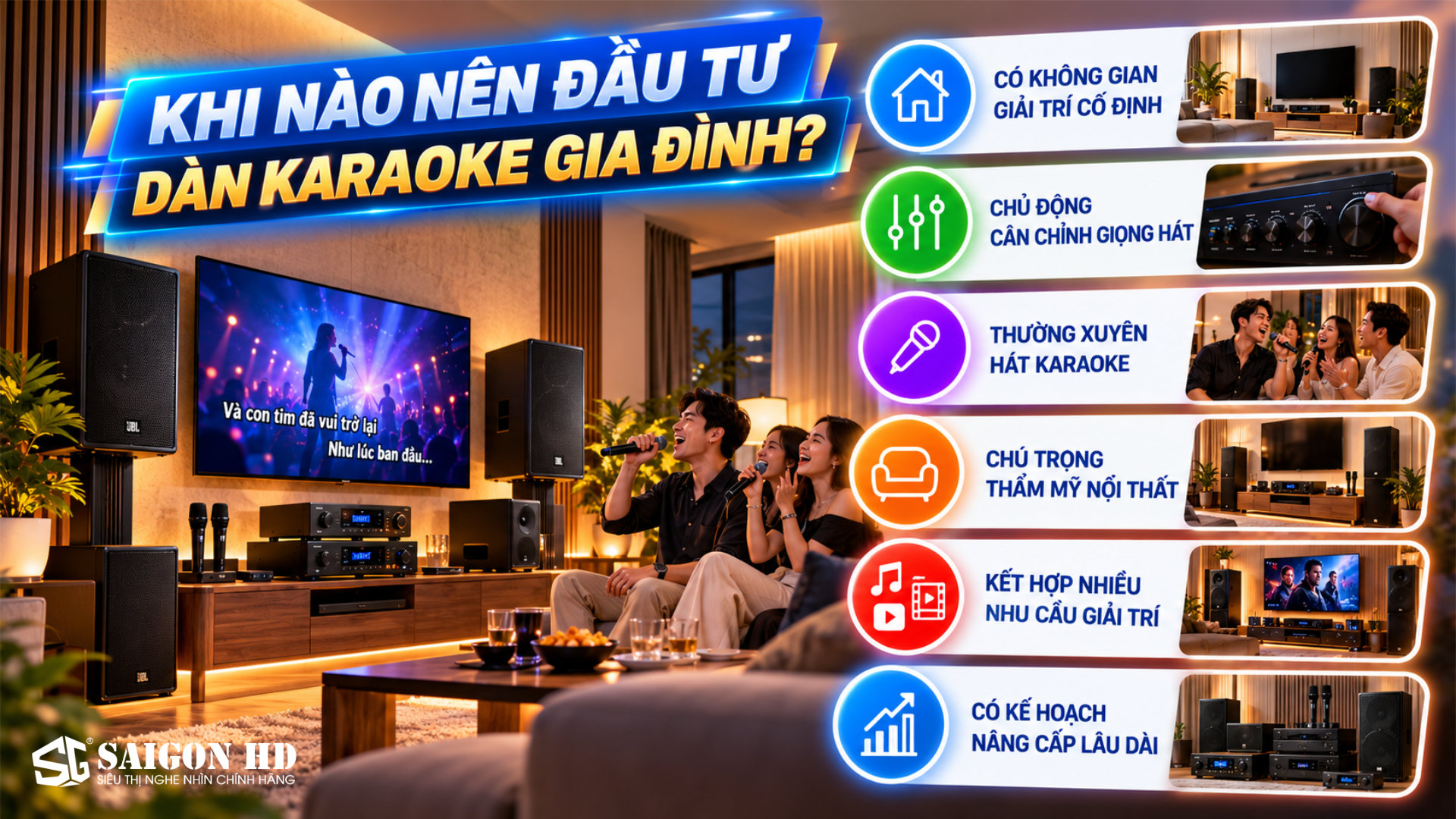 Tư vấn lựa chọn d&agrave;n &acirc;m thanh Karaoke gia đ&igrave;nh cố định
