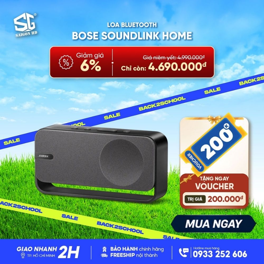 Săn loa Bluetooth giảm đến 20% - Ưu đ&atilde;i Back to School 2026 tại SAIGON HD