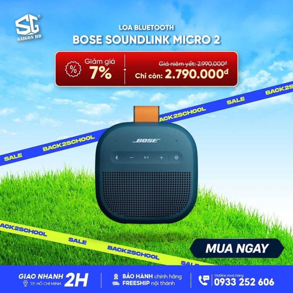 Săn loa Bluetooth giảm đến 20% - Ưu đ&atilde;i Back to School 2026 tại SAIGON HD