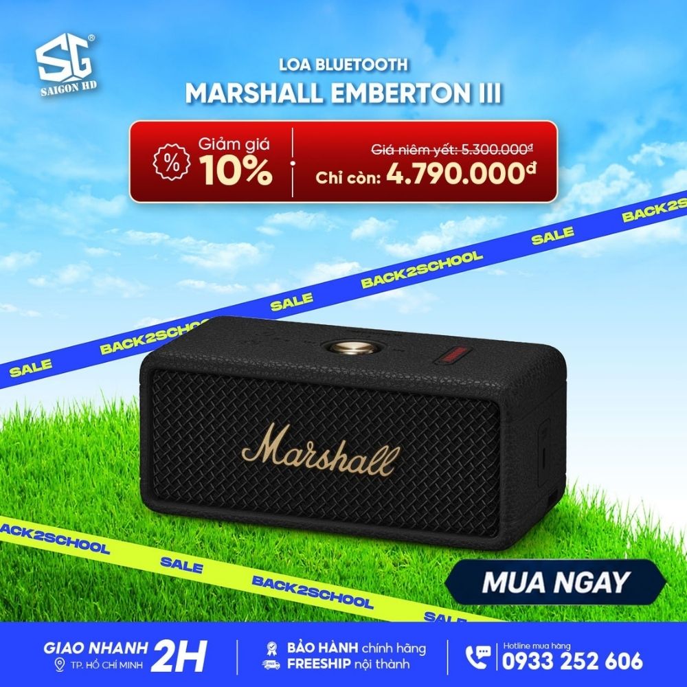 Săn loa Bluetooth giảm đến 20% - Ưu đ&atilde;i Back to School 2026 tại SAIGON HD