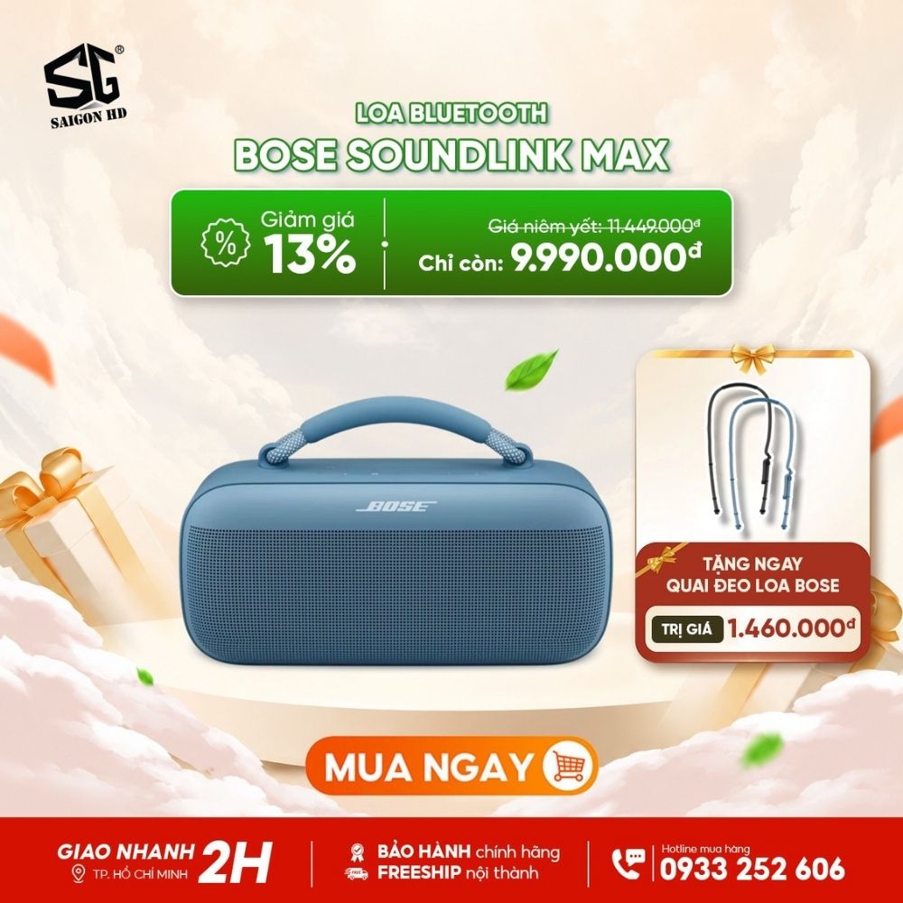 Săn deal Bose đ&oacute;n 20/10 &ndash; Voucher hấp dẫn, qu&agrave; tặng gi&aacute; trị