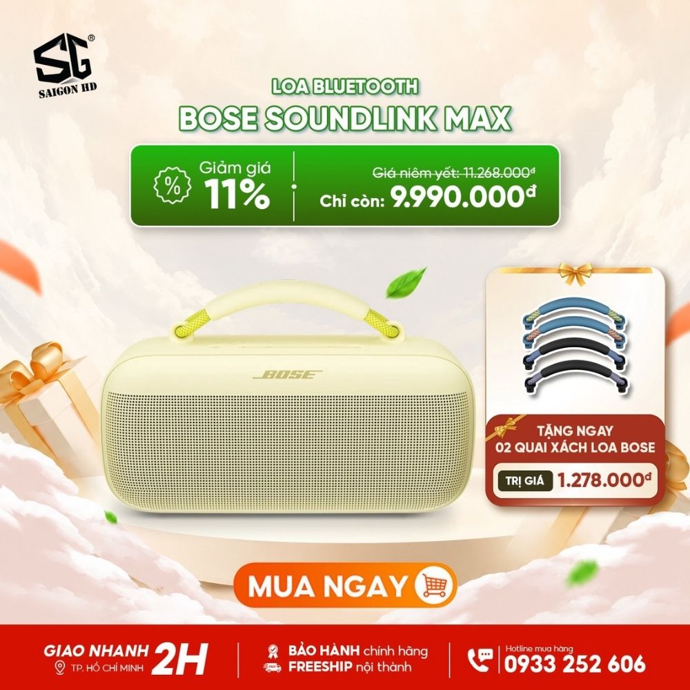 Săn deal Bose đ&oacute;n 20/10 &ndash; Voucher hấp dẫn, qu&agrave; tặng gi&aacute; trị