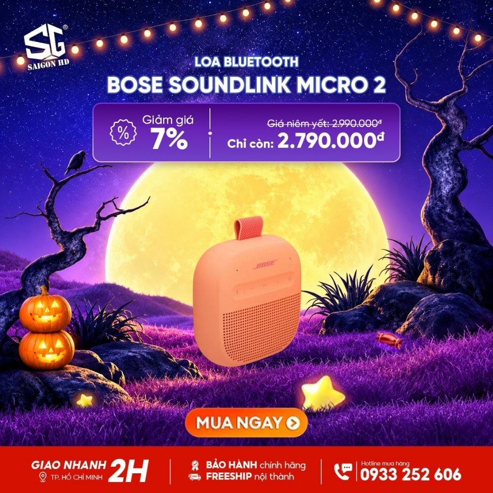 Halloween săn deal Bose &ndash; Giảm đến 50%, qu&agrave; tặng hấp dẫn