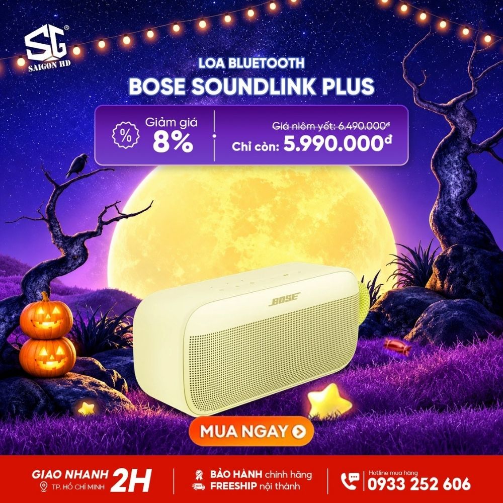 Halloween săn deal Bose &ndash; Giảm đến 50%, qu&agrave; tặng hấp dẫn