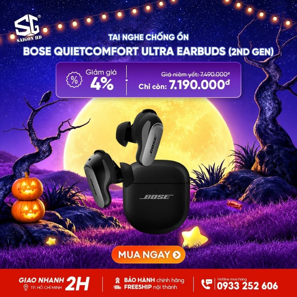 Halloween săn deal Bose &ndash; Giảm đến 50%, qu&agrave; tặng hấp dẫn