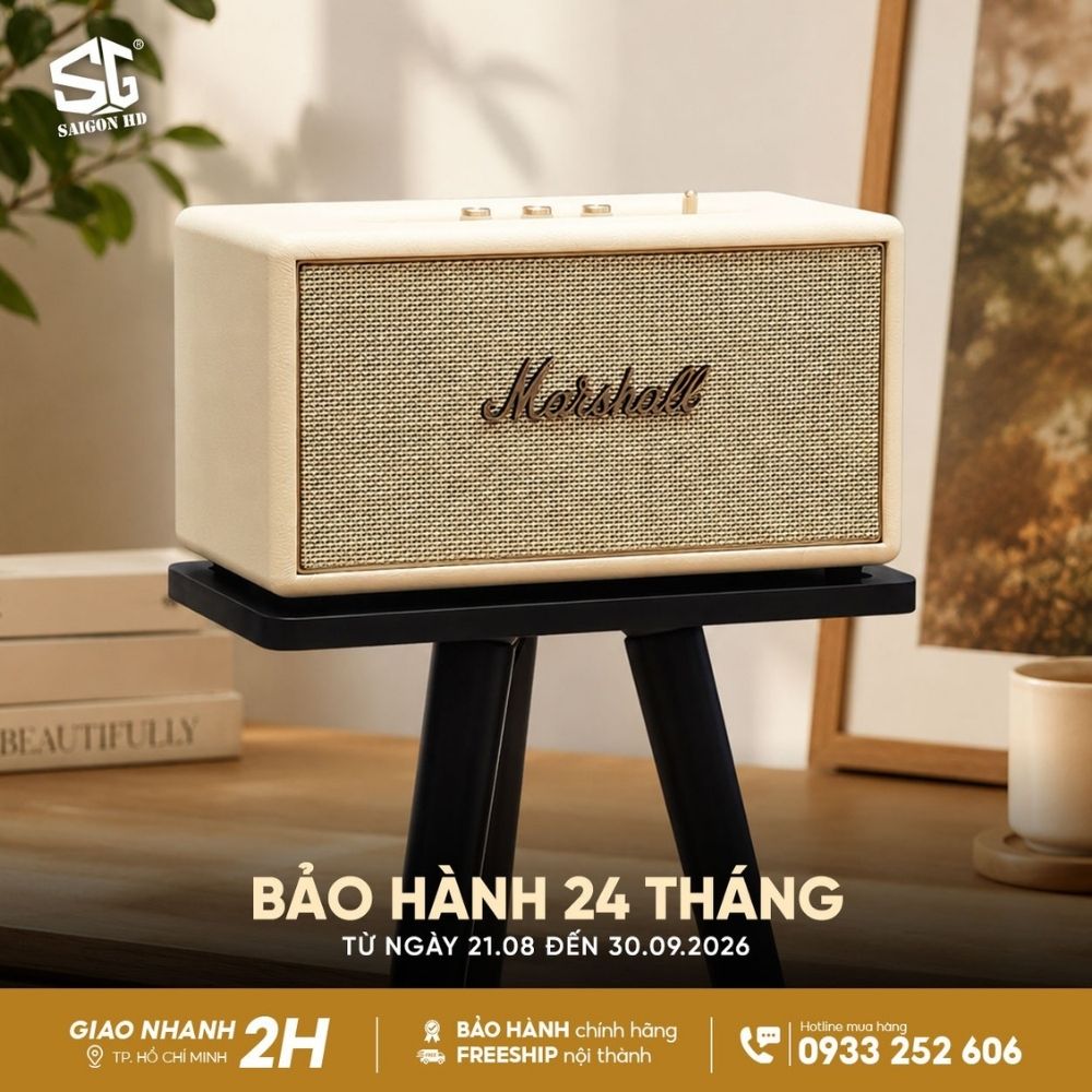 Mua Marshall Stanmore IV, Acton IV tặng ch&acirc;n loa 800.000 VNĐ &ndash; Ưu đ&atilde;i hấp dẫn