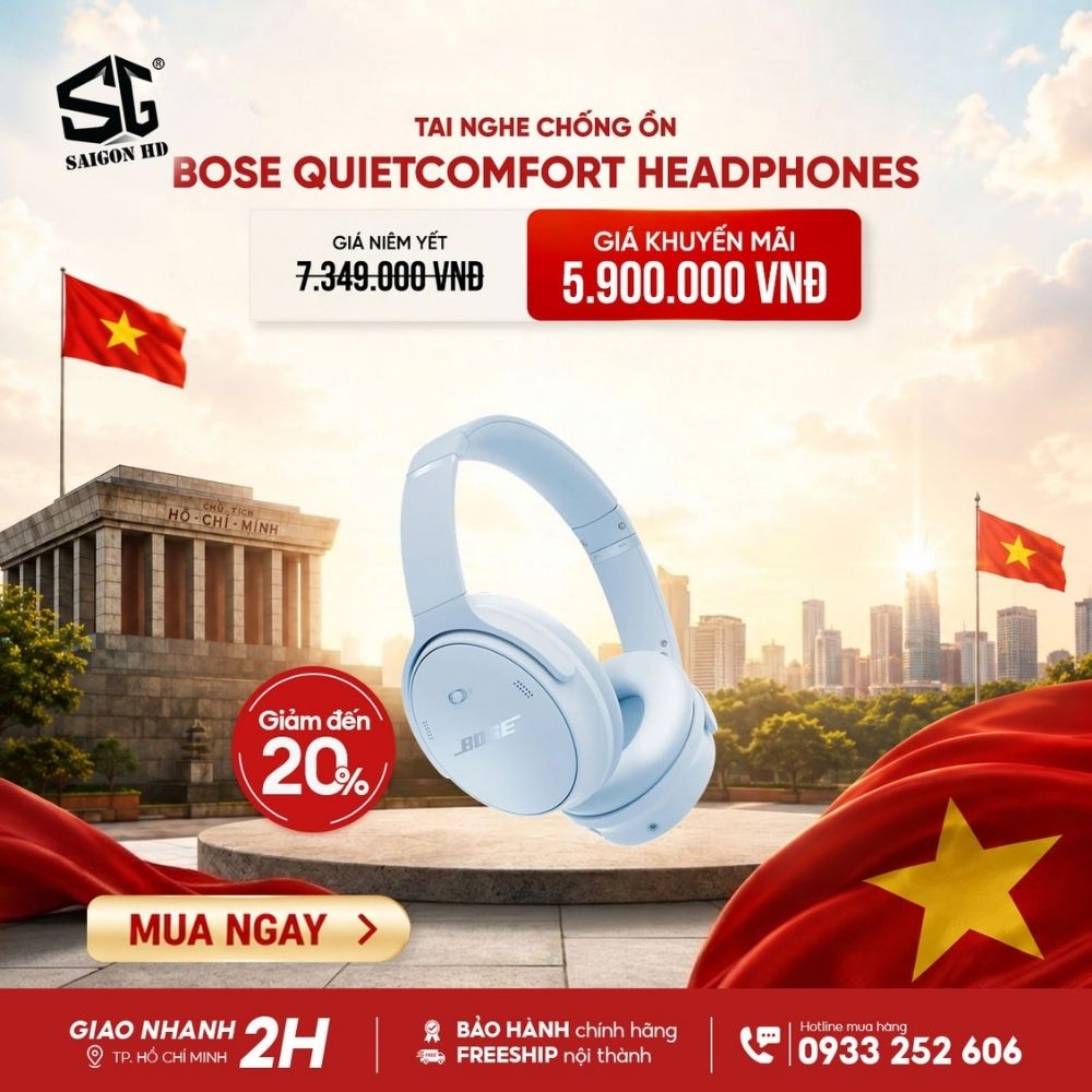 Mừng Quốc Kh&aacute;nh &ndash; Deal ngập tr&agrave;n, đại tiệc ưu đ&atilde;i Bose tại SAIGON HD