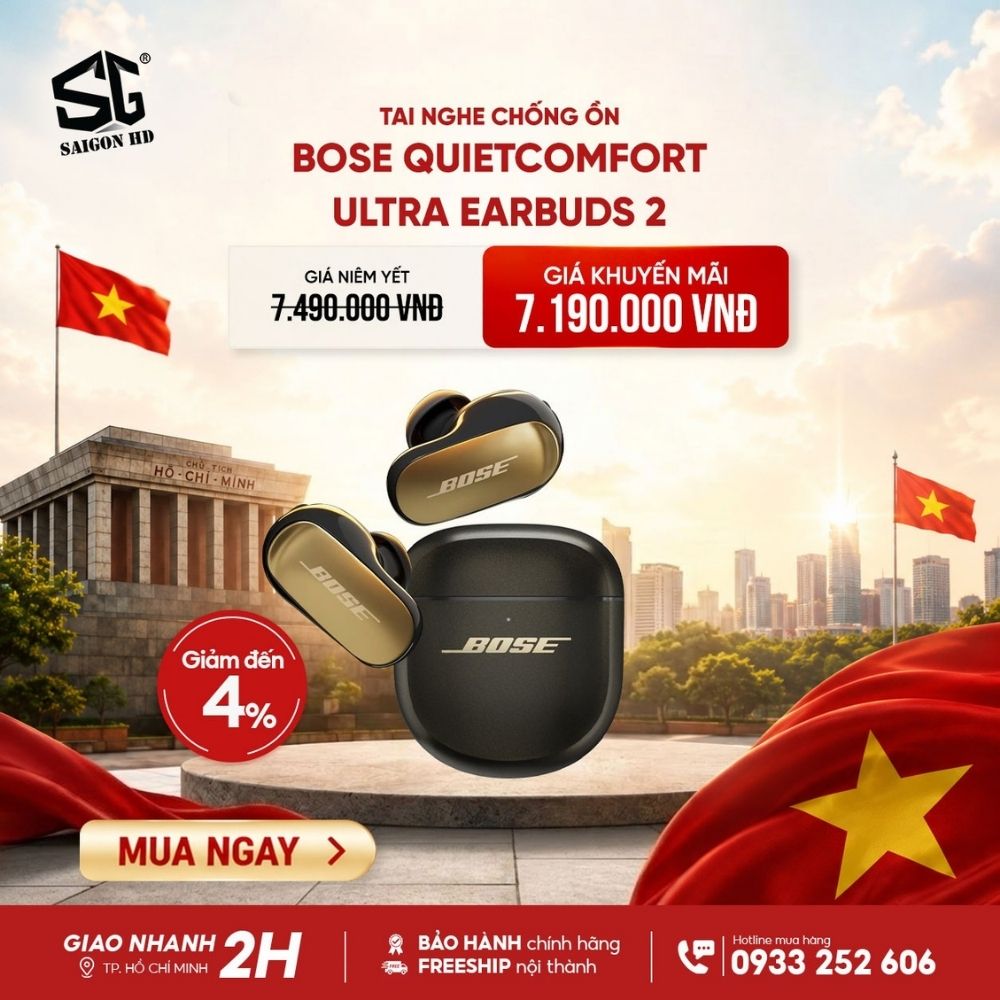 Mừng Quốc Kh&aacute;nh &ndash; Deal ngập tr&agrave;n, đại tiệc ưu đ&atilde;i Bose tại SAIGON HD