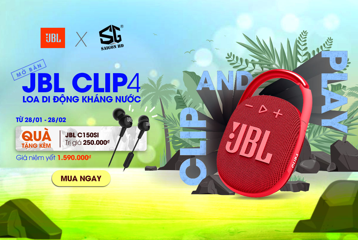 LOA BLUETOOTH JBL CLIP 4 