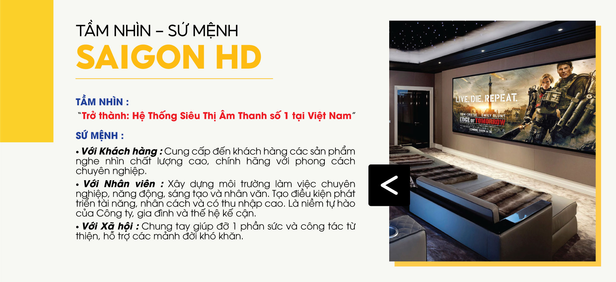 SAIGON HD - Đẳng cấp phòng giải trí tại gia